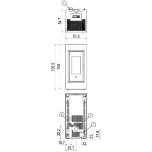 PELLETOFEN CADEL PRINCE PLUS 11 | 10,5 KW